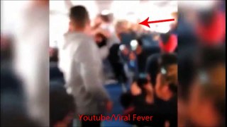 Two Girls Fighting In The Plane Recorded in Mobile Camera