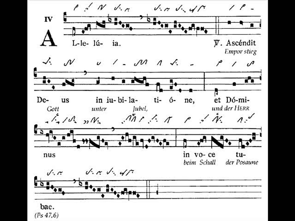 Alleluia Ascendit Deus, Ascensione Domini (Ascension du Seigneur)