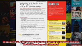 Microsoft SQL Server 2012 Analysis Services The BISM Tabular Model Developer Reference