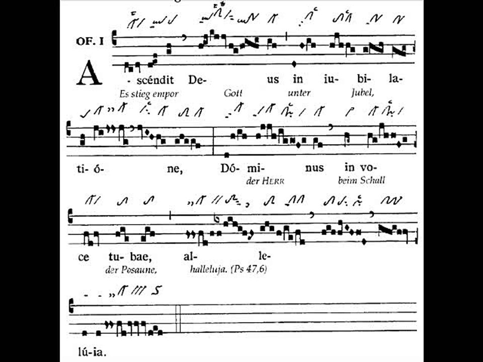 Offertorium Ascendit Deus, Ascensione Domini (Ascension du Seigneur)