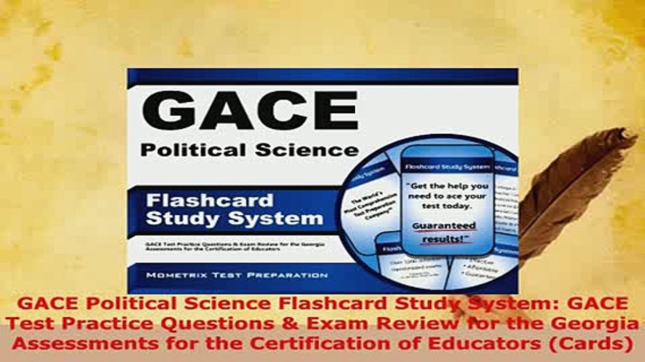 Download  GACE Political Science Flashcard Study System GACE Test Practice Questions  Exam Review Download Online