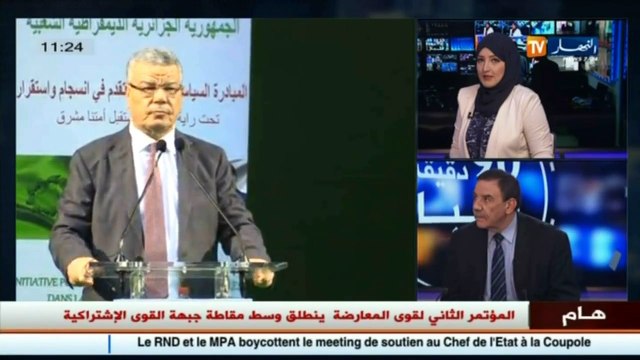 الأمين العام لحزب جبهة التحرير الوطني عمار سعداني سنقف مع الجيش الوطني الشعبي وقفة وطنية