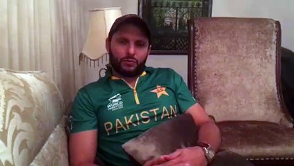 Shahid Afridi Exclusive Message for his Nation after losing World Cup 2016