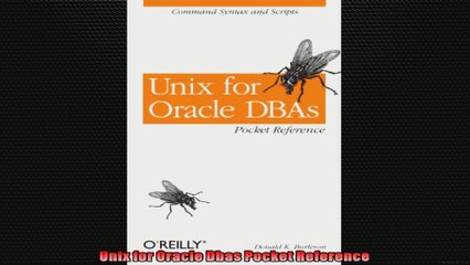 Unix for Oracle Dbas Pocket Reference