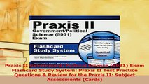 Download  Praxis II GovernmentPolitical Science 5931 Exam Flashcard Study System Praxis II Test Read Full Ebook