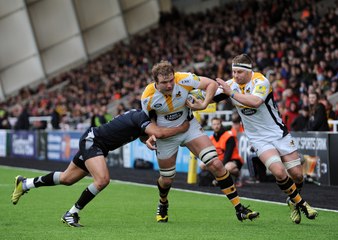 Joe Launchbury pre Saints