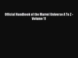 Read Official Handbook of the Marvel Universe A To Z - Volume 11 Ebook Free