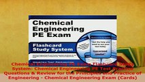 PDF  Chemical Engineering PE Exam Flashcard Study System Chemical Engineering PE Test Practice Ebook