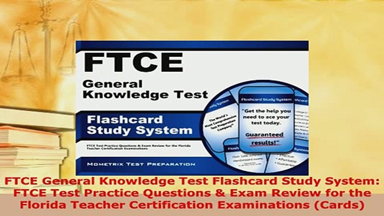PDF  FTCE General Knowledge Test Flashcard Study System FTCE Test Practice Questions  Exam Read Online