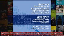 Systems Modeling and Requirements Specification Using ECSAM An Analysis Method for