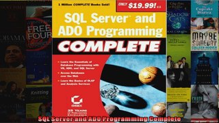 SQL Server and ADO Programming Complete