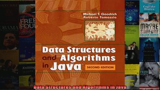 Data Structures and Algorithms in Java