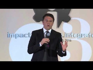 USA - Renzi all'Inaugurazione del Forum ‘Italy and U S (30.03.16)