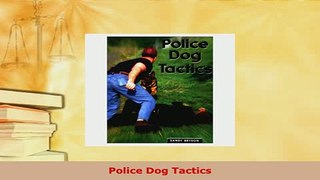Download  Police Dog Tactics PDF Online