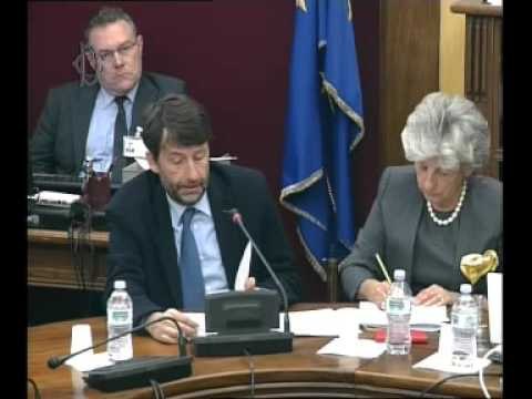 Roma - Diritto d'autore, audizione Franceschini (30.03.16)