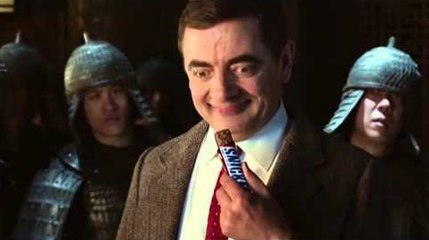 Mr Bean is a clumsy kung-fu warrior!