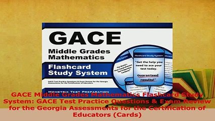 PDF  GACE Middle Grades Mathematics Flashcard Study System GACE Test Practice Questions  Exam PDF Book Free