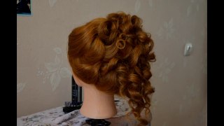 Hairstyle for Wedding Easy Hairstyles for Brown Curling Hair | Hairstyle video tutorials