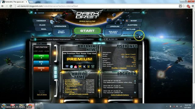 Buy Sell Accounts - Darkorbit account for sale 90$(1)