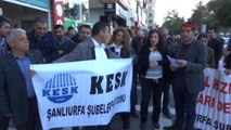 Şanlıurfa'da Sendikacılardan Cinsel Taciz Protestosu