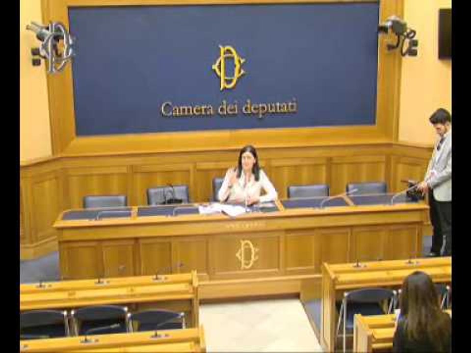 Roma - Conferenza stampa di Elena Centemero (31.03.16)