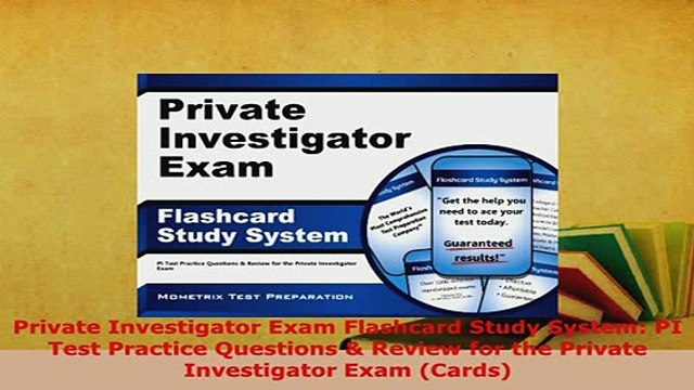 Download Private Investigator Exam Flashcard Study System PI Test Practice Questions Review for Read Online