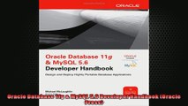 Oracle Database 11g  MySQL 56 Developer Handbook Oracle Press