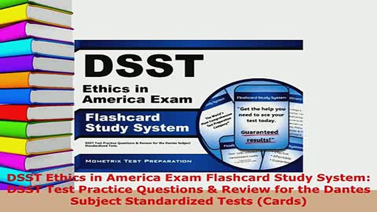 Download  DSST Ethics in America Exam Flashcard Study System DSST Test Practice Questions  Review Read Online