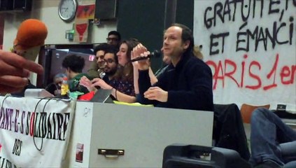 Frédéric Lordon à Tolbiac le 30 Mars 2016