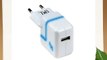 T'nB CHIPH02 Chargeur secteur USB pour iPhone/iPod/Lecteur mp3/GPS/PDA 1000 mA Blanc