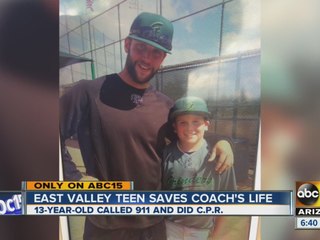 East Valley teen saves coach's life