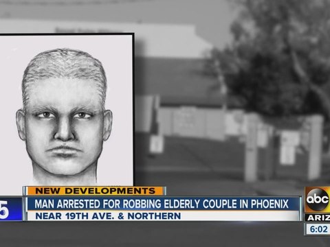 Man arrested for robbing elderly couple in Phoenix