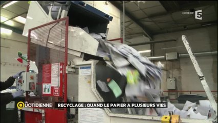 Recyclage : quand le papier a plusieurs vies