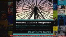 Pentaho 32 Data Integration Beginners Guide