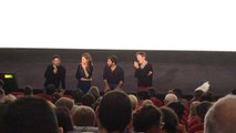Manu Payet et l'équipe du film Tout pour être heureux au cinéma Gaumont à Nantes
