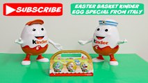 Kinder Surprise 6  Eggs EASTER BASKET Special unboxing Huevos Sorpresa Subscribe Now