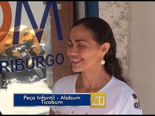 26-02-2016 - PEÇA INFANTIL ALABUM TICABUM - ZOOM TV JORNAL