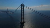 İzmit Körfez Geçişi Asma Köprüsü Havadan Görüntülendi - Kocaeli