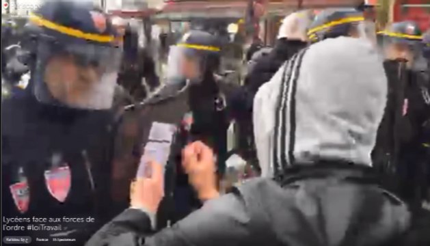 Loi Travail : manifestation sous haute tension à Paris