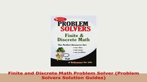 PDF  Finite and Discrete Math Problem Solver Problem Solvers Solution Guides PDF Full Ebook