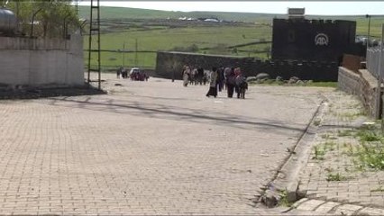 İdil'de Vatandaşlar Evlerine Dönmeye Başladı (2)