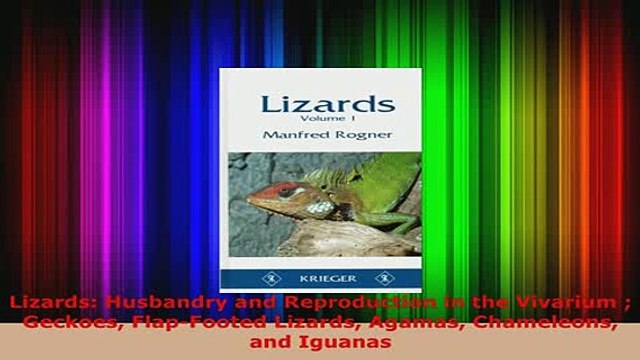 PDF Lizards Husbandry and Reproduction in the Vivarium Geckoes FlapFooted Lizards Agamas PDF Book Free