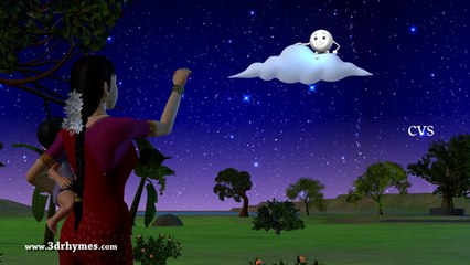 Chandamama Raave - 3D Animation Telugu Rhymes for children with lyrics