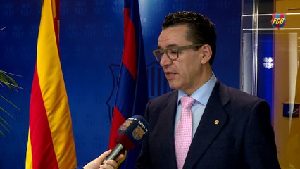 El portavoz del FCB explica las medidas de seguridad para el Clásico