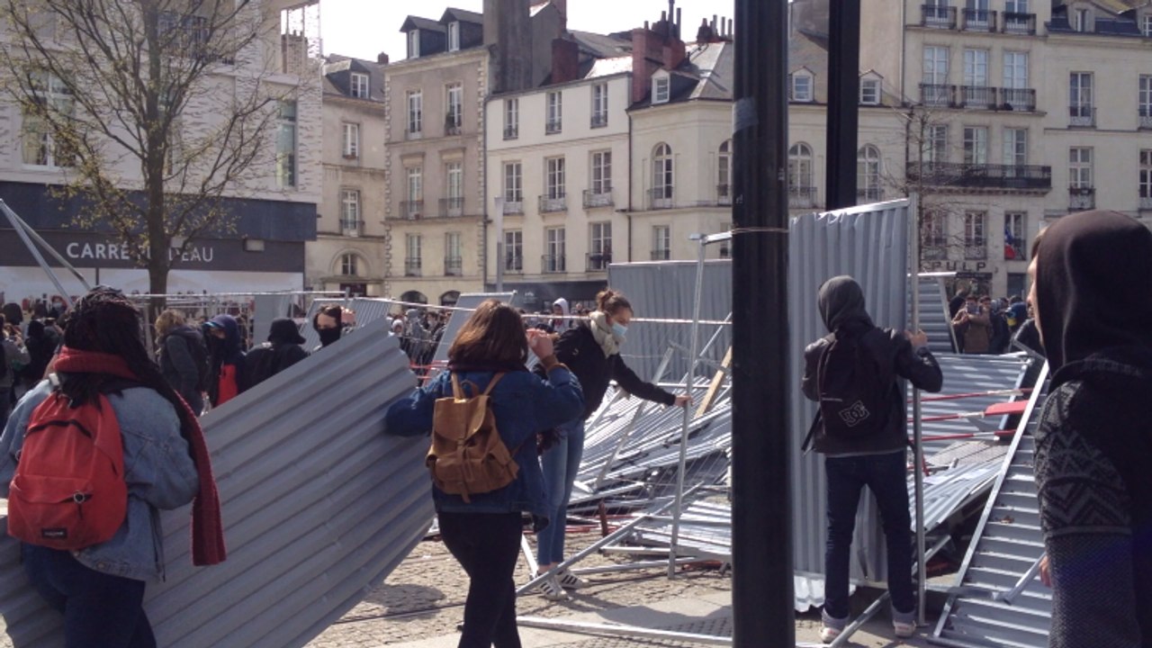 Manifestation contre la loi travail à Nantes