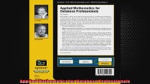 Applied Mathematics for Database Professionals