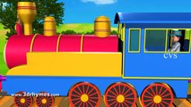 Piggy on the railway line picking up stones - 3D Animation English Nursery rhyme song for children