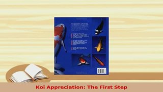 PDF  Koi Appreciation The First Step Read Online