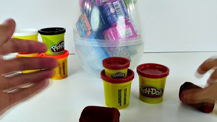 The Making Of Giant Domo-Kun Play Doh Surprise Toy Egg Playdough Animation Tutorial どー