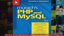 Murachs PHP and MySQL Murach Training  Reference